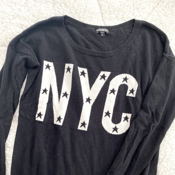 NYC graphic sweater, women’s size M - Picture 2 of 2